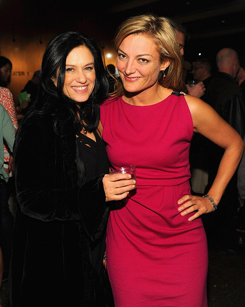 Barbara Kopple and Lucy Walker at the International Documentary Association's 26th Annual Awards in California.