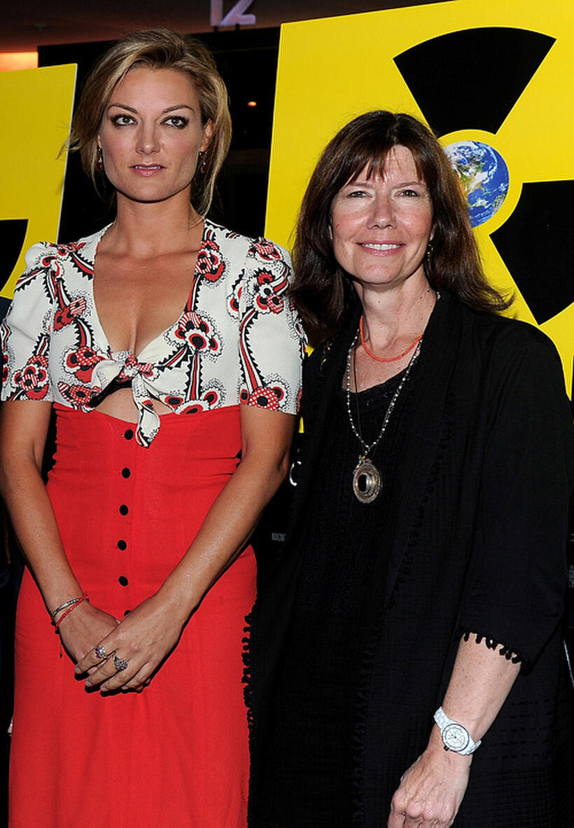 Lucy Walker and Diane Weyermann at the premiere of "Countdown To Zero."