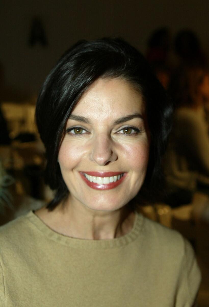Sela Ward at the Kate O'Connor Spring 2005 show during the Mercedes-Benz Fashion Week.