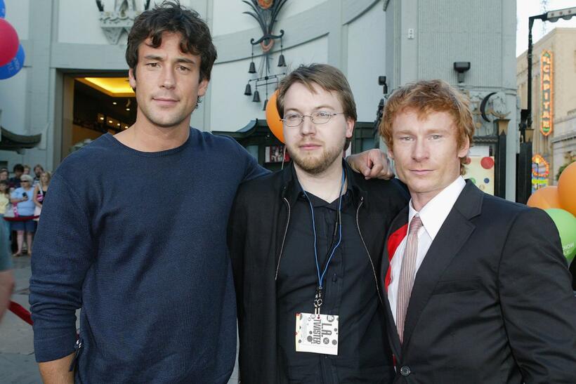 Tony Daly, director Sven Pape and Zack Ward at the world premiere of "LA Twister."