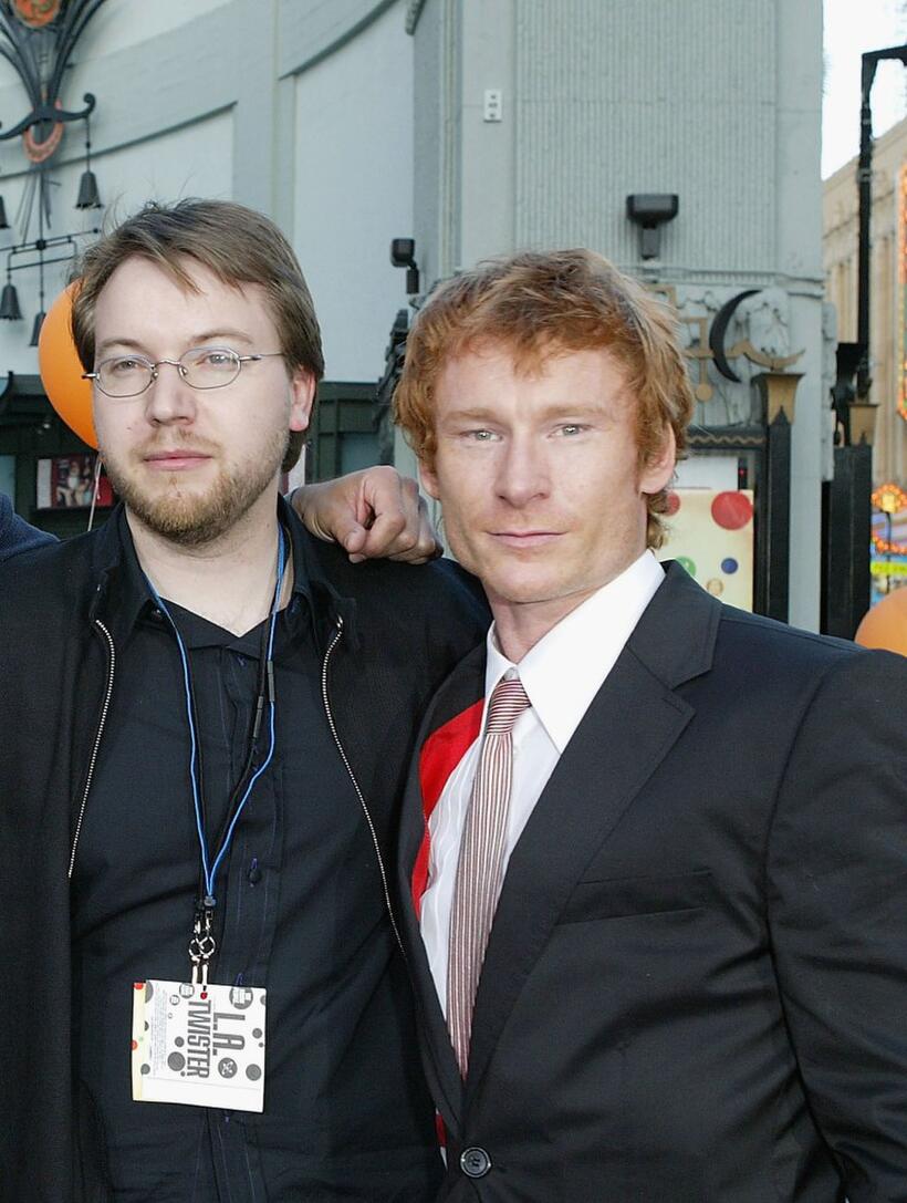 Director Sven Pape and Zack Ward at the world premiere of "LA Twister."