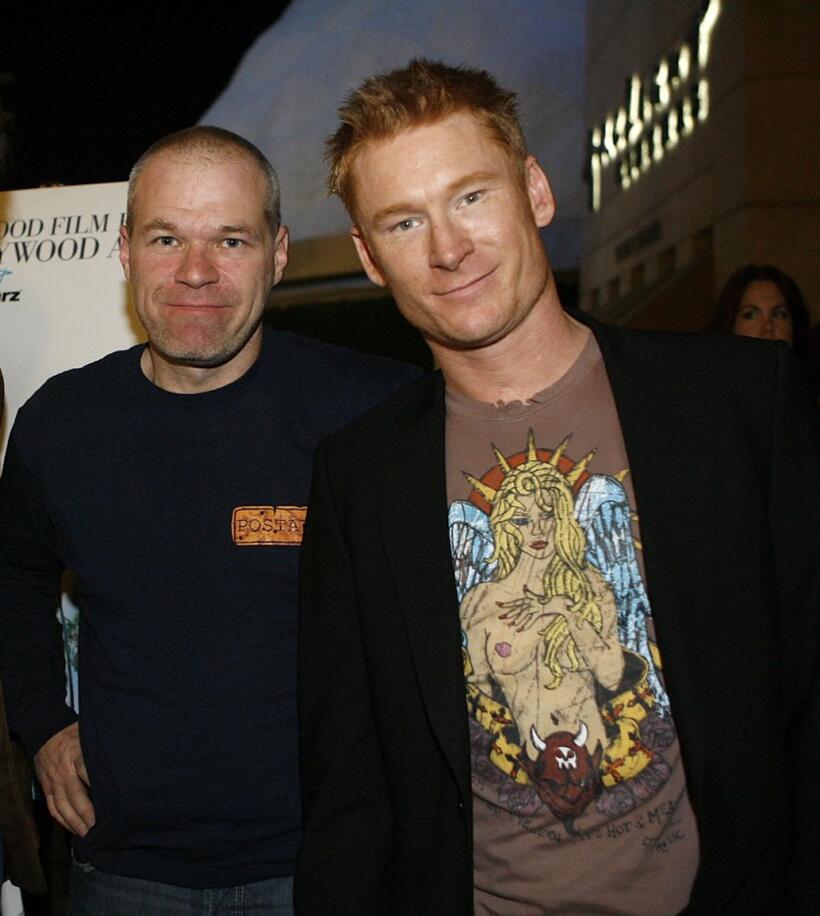 Director Uwe Boll and Zack Ward at the 2007 Hollywood Film Festival premiere of "Postal."