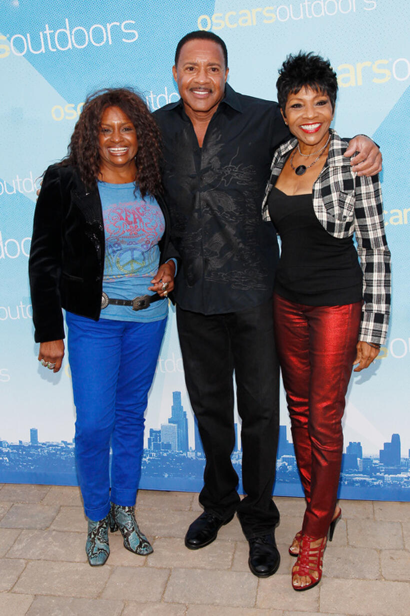 Julia Waters Tillman, Oren Waters and Maxine Waters-Willard at the Outdoors screening of "20 Feet From Stardom" in California.