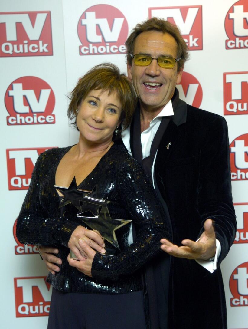 Zoe Wannamaker and Robert Lindsay at the TV Quick and TV Choice awards.