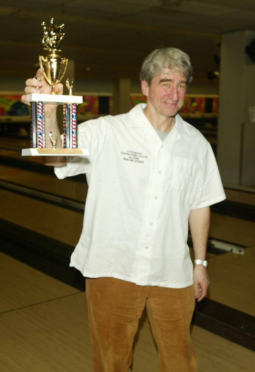 Sam Waterston at the 17th Annual Second Stage All-Star Bowling Classic.