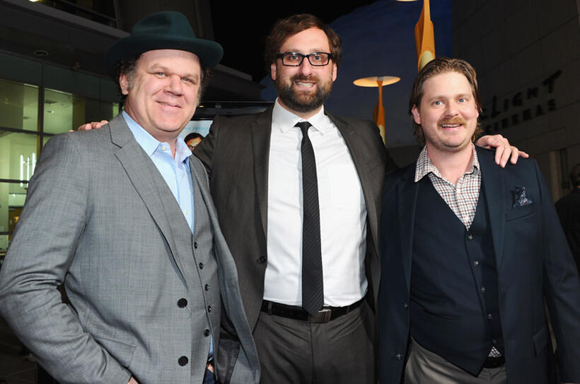 John C. Reilly, Eric Wareheim and Tim Heidecker at the Los Angeles premiere of "Tim And Eric's Billion Dollar Movie."