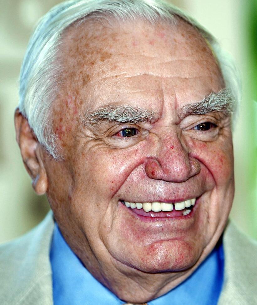 Ernest Borgnine at the annual Hollywood Foreign Press Association installation luncheon.