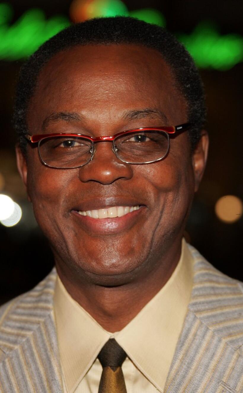 Basil Wallace at the premiere of "Blood Diamond."