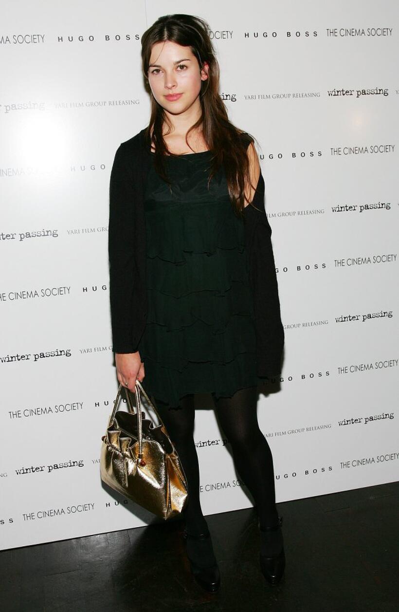 Amelia Warner at the screening of "Winter Passing."