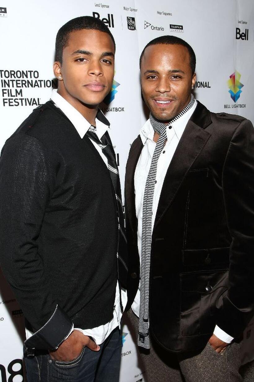 Chris Warren Jr. and Chris Warren Sr. at the premiere of "Miracle At St. Anna" during the 2008 Toronto International Film Festival.