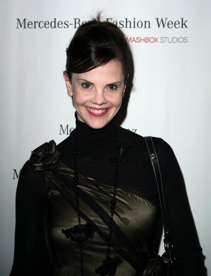 Kiersten Warren at the Mercedes Benz Fashion Week.