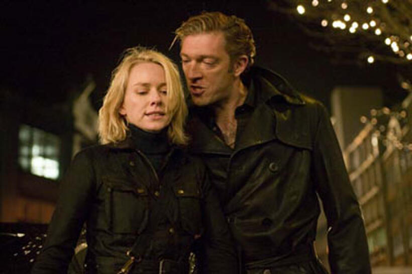 Naomi Watts and Vincent Cassel in "Eastern Promises."