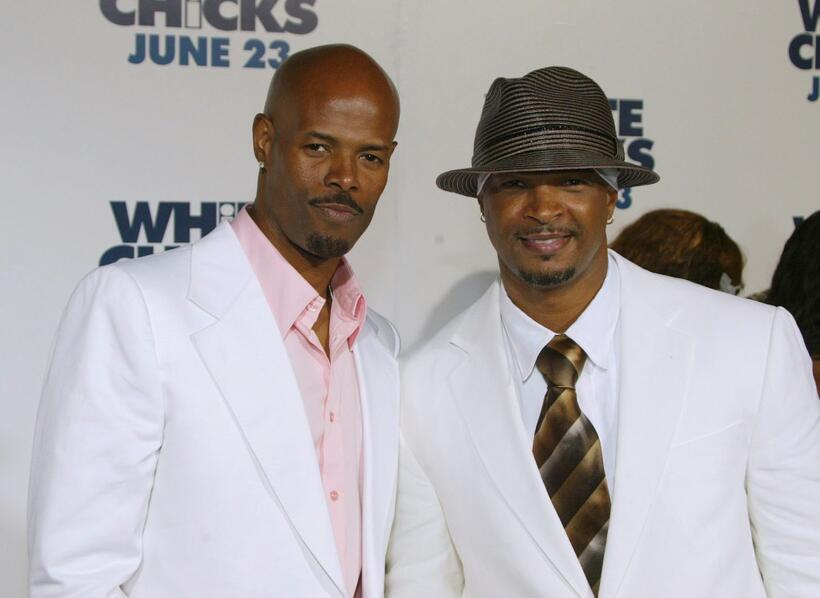 Keenen Ivory Wayans and Damon Wayans at the Village Theatre for the premiere of Revolution Studios and Columbia Pictures "White Chicks".