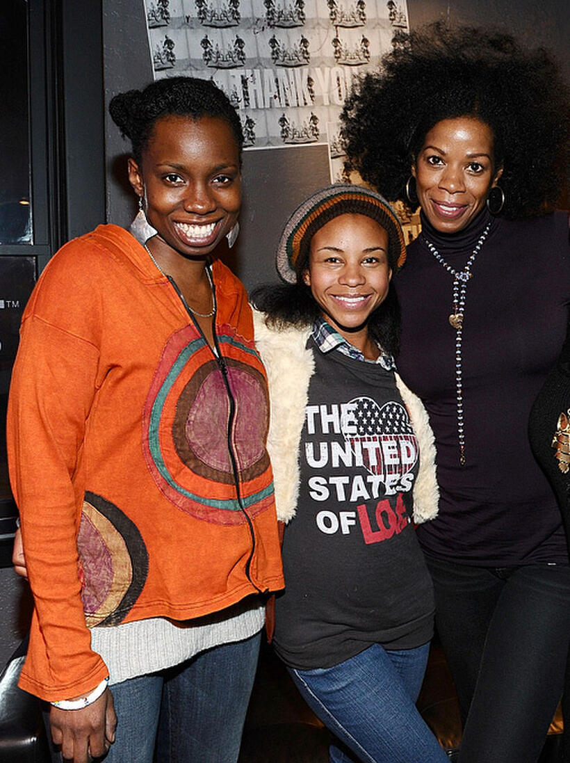 Adepero Oduye, Aasha Davis and Kim Wayans at the Bing Bar in Park City.