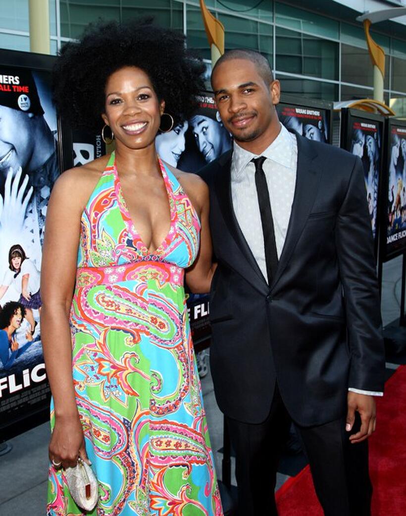Kim Wayans and Damon Wayans Jr. at the premiere of "Dance Flick."