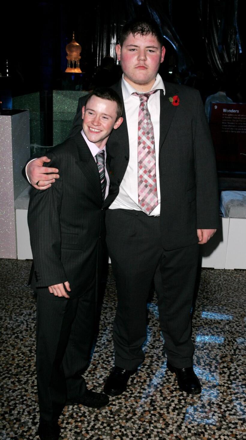 Devon Murray and Jamie Waylett at the party of the world premiere of "Harry Potter And The Goblet Of Fire."