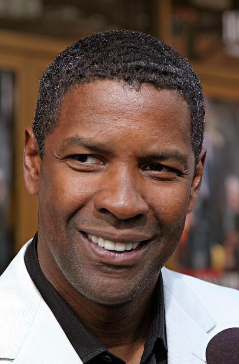 Denzel Washington at the premiere of "Man on Fire."