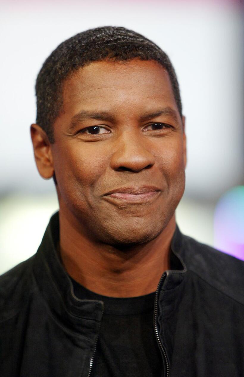 Denzel Washington at the MTV's Total Request Live.