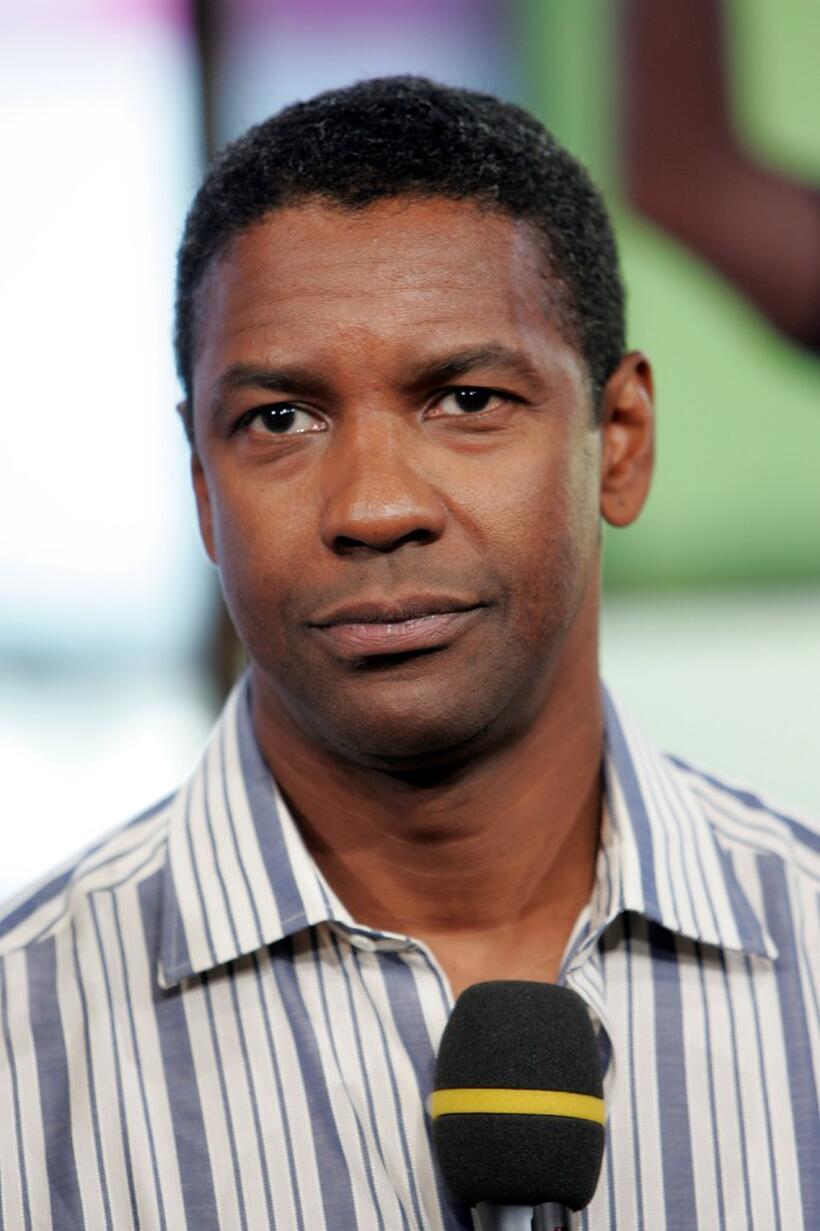Denzel Washington at the MTV's Total Request Live.
