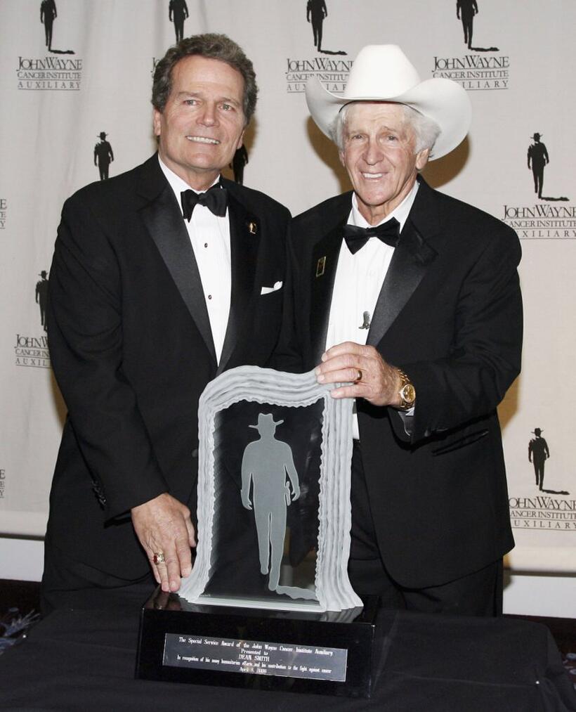 Patrick Wayne and Dean Smith at the John Wayne Cancer Institute Auxiliary's 21st Annual Odyssey Ball.