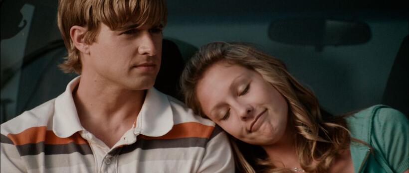 Randy Wayne as Jake Taylor and Deja Kreutzberg as Amy in "To Save a Life."