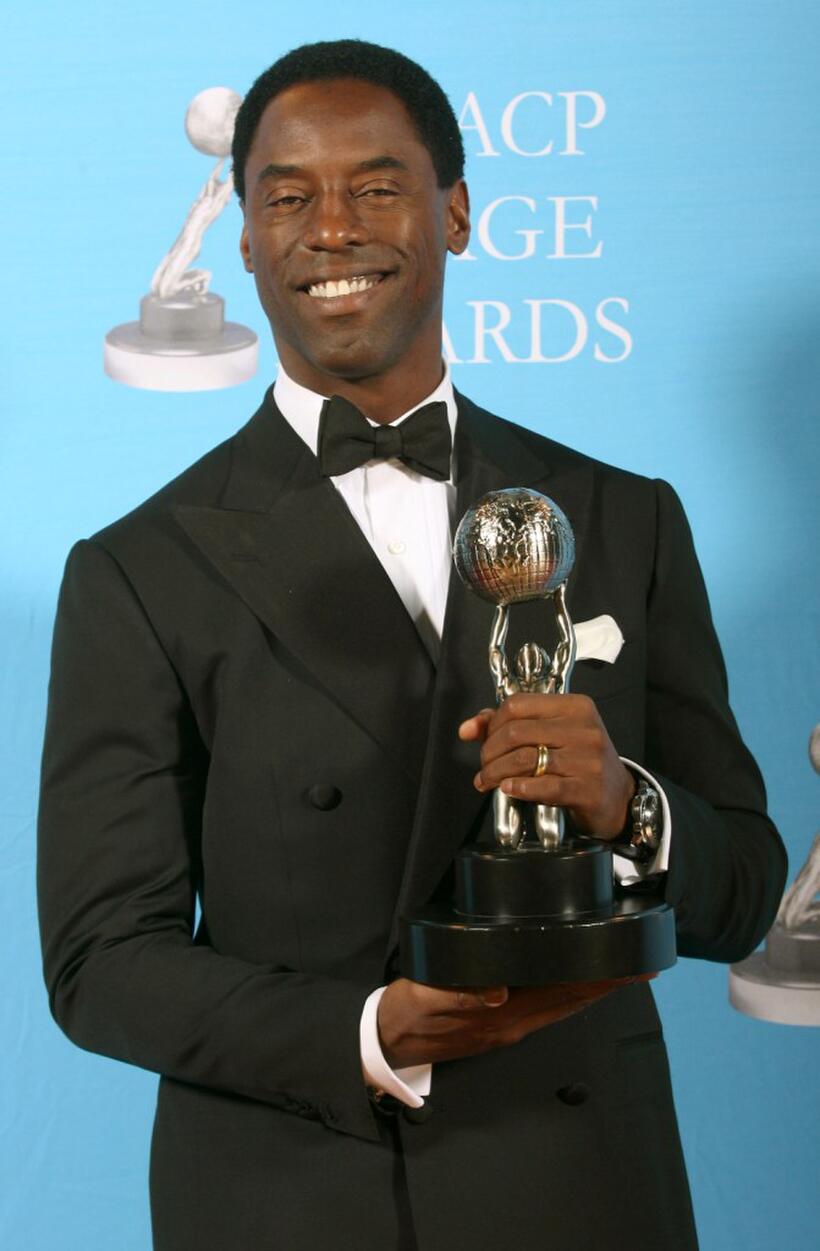 Isaiah Washington at the press room during the 38th annual NAACP Image Awards.