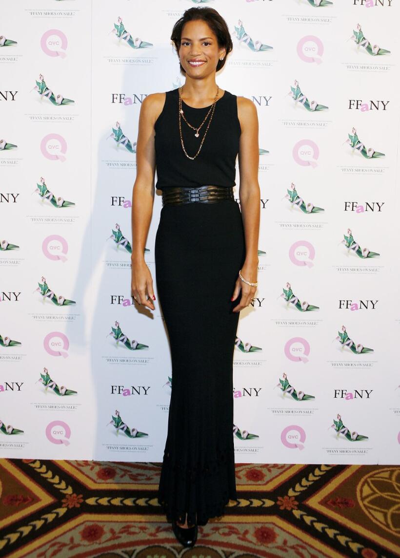 Veronica Webb at the QVC and Fashion Footwear Association New York 14th edition of FFANY Shoes On Sale to benefit breast cancer research.