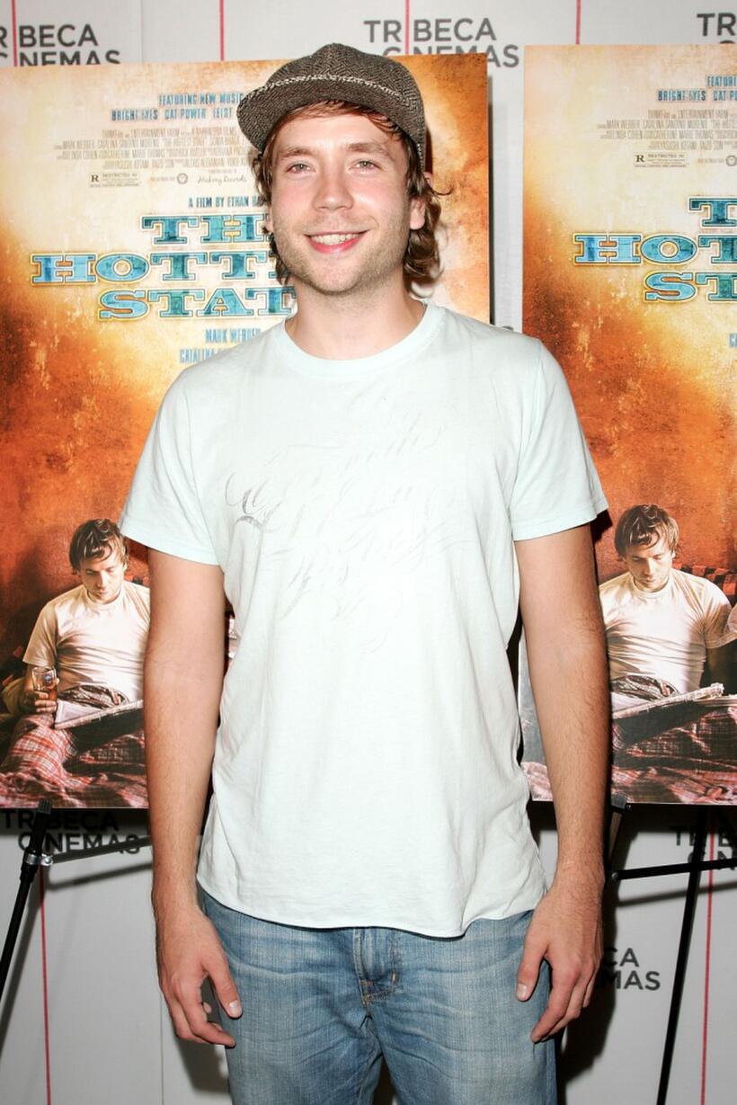 Mark Webber at the screening of "The Hottest State."