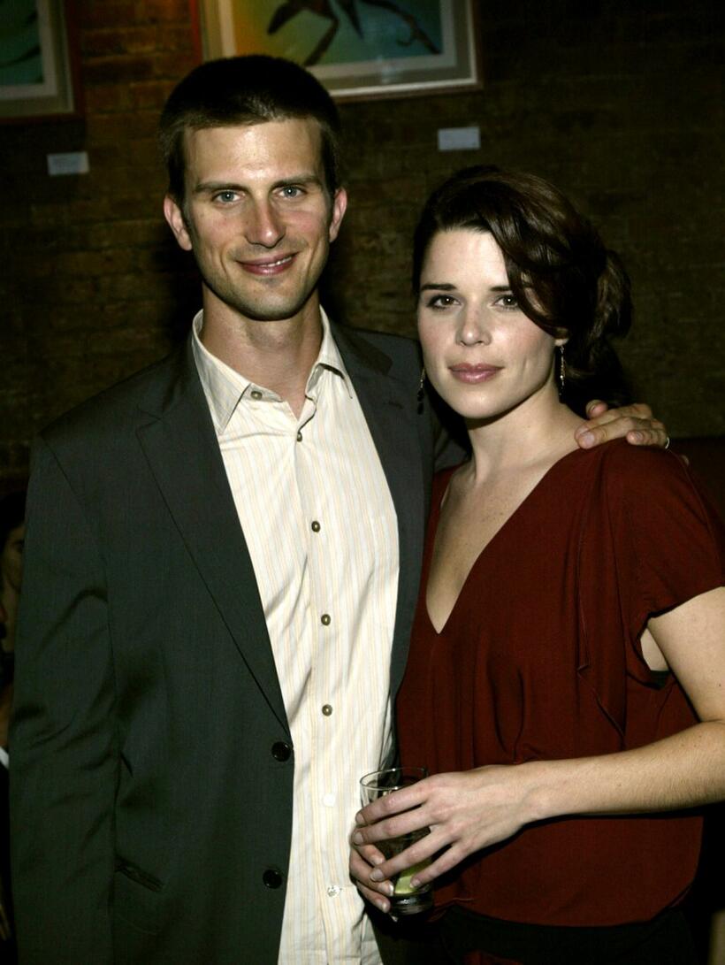 Frederick Weller and Neve Campbell at the Hamptons Magazine after party of the premiere of "When Will I Be Loved."