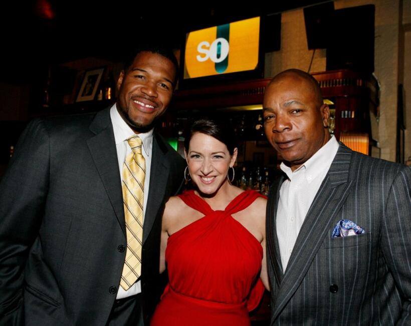 Michael Straham, Joely Fisher and Carl Weathers at the Fox's Upfront presentation.