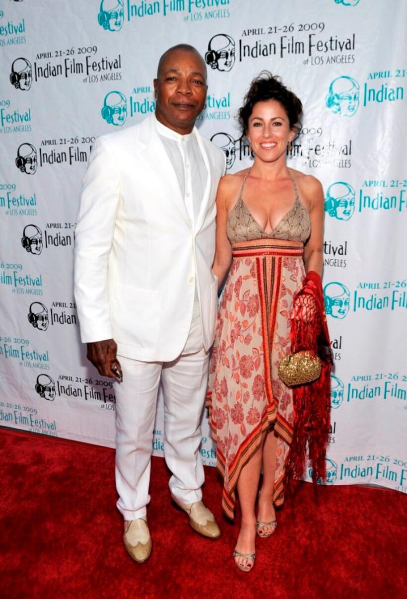 Carl Weathers and Mara Nahdar at the 7th Annual Indian Film Festival.
