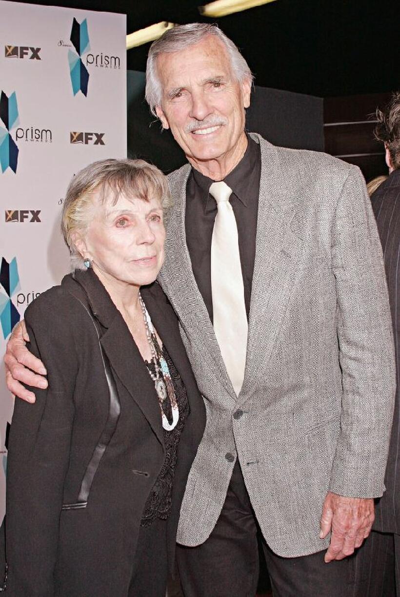 Dennis Weaver and his wife at the Eighth Annual Prism Awards.