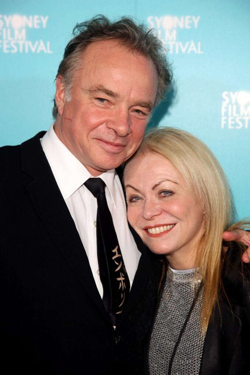Sean Taylor and Jacki Weaver at the Australian premiere of "Three Blind Mice."