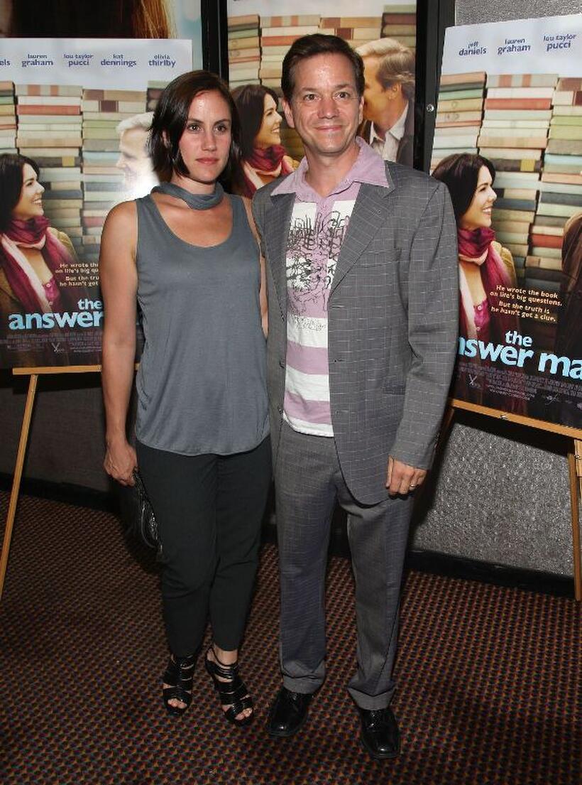 Heather Bucha and Frank Whaley at the premiere of "The Answer Man."