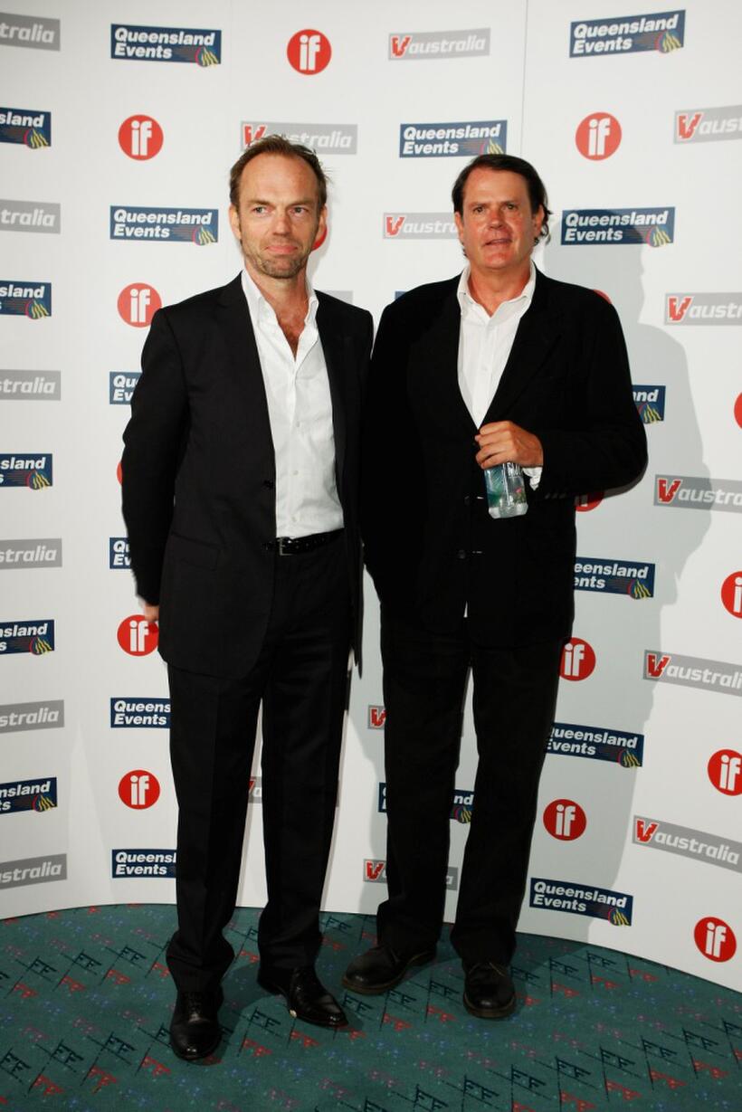 Hugo Weaving and Guest at the Inside Film Awards (IF).