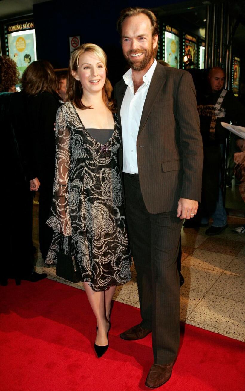 Hugo Weaving and Lisa McCune at the world premiere of "Little Fish" at the Melbourne International Film Festival.