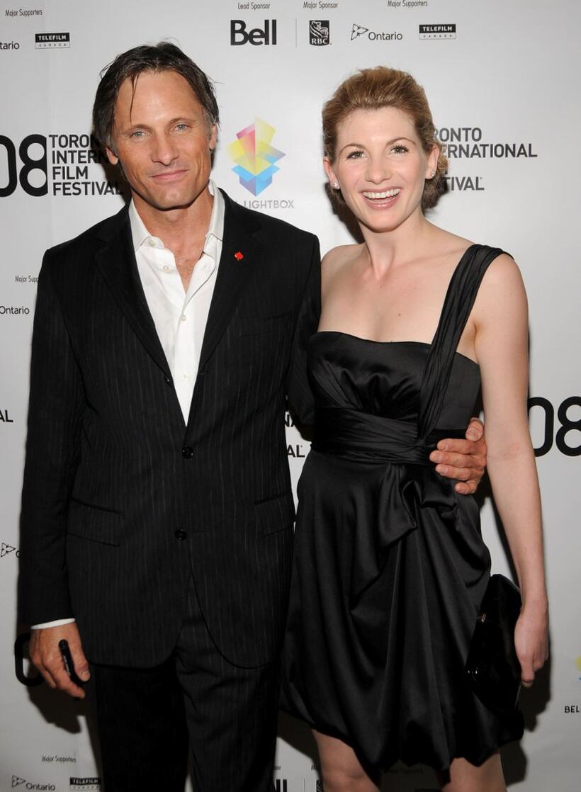 Viggo Mortensen and Jodie Whittaker at the premiere of "Good" during the 2008 Toronto International Film Festival.