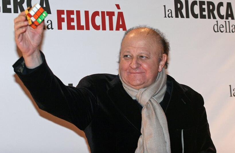 Massimo Boldi at the premiere of "Pursuit of Happyness."