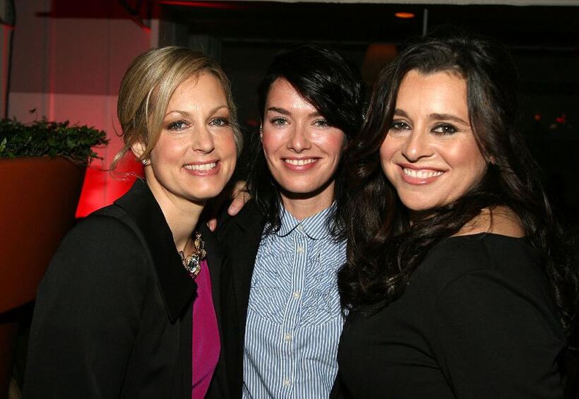 Alexandra Wentworth, Lena Headey and Michelle Arthurpose at the premiere of "Head Case" and "Hollywood Residential."