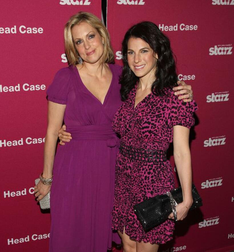Alexandra Wentworth and Jessica Seinfeld at the screening of "Head Case."