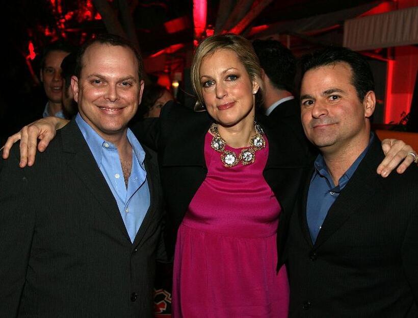 Adam Paul, Alexandra Wentworth and Michael Ruggiero at the premiere of "Head Case" and "Hollywood Residential."