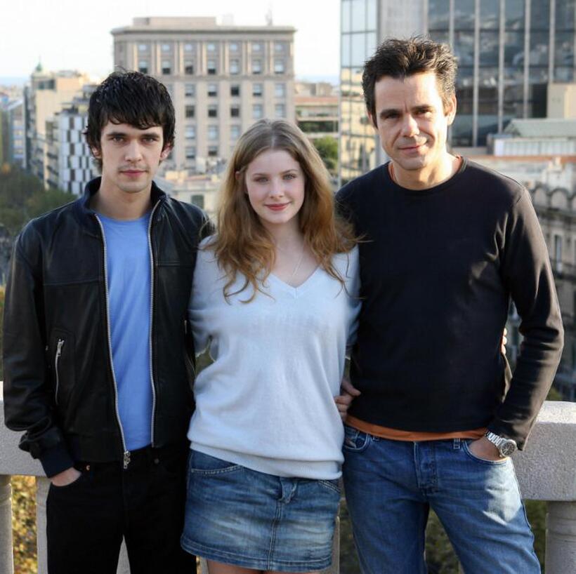 Ben Whishaw, Rachel Hurd-Wood and Tom Tykwer at the photocall of the presentation of "El Perfume, historia de un asesino" (Perfume, the story of a murderer).