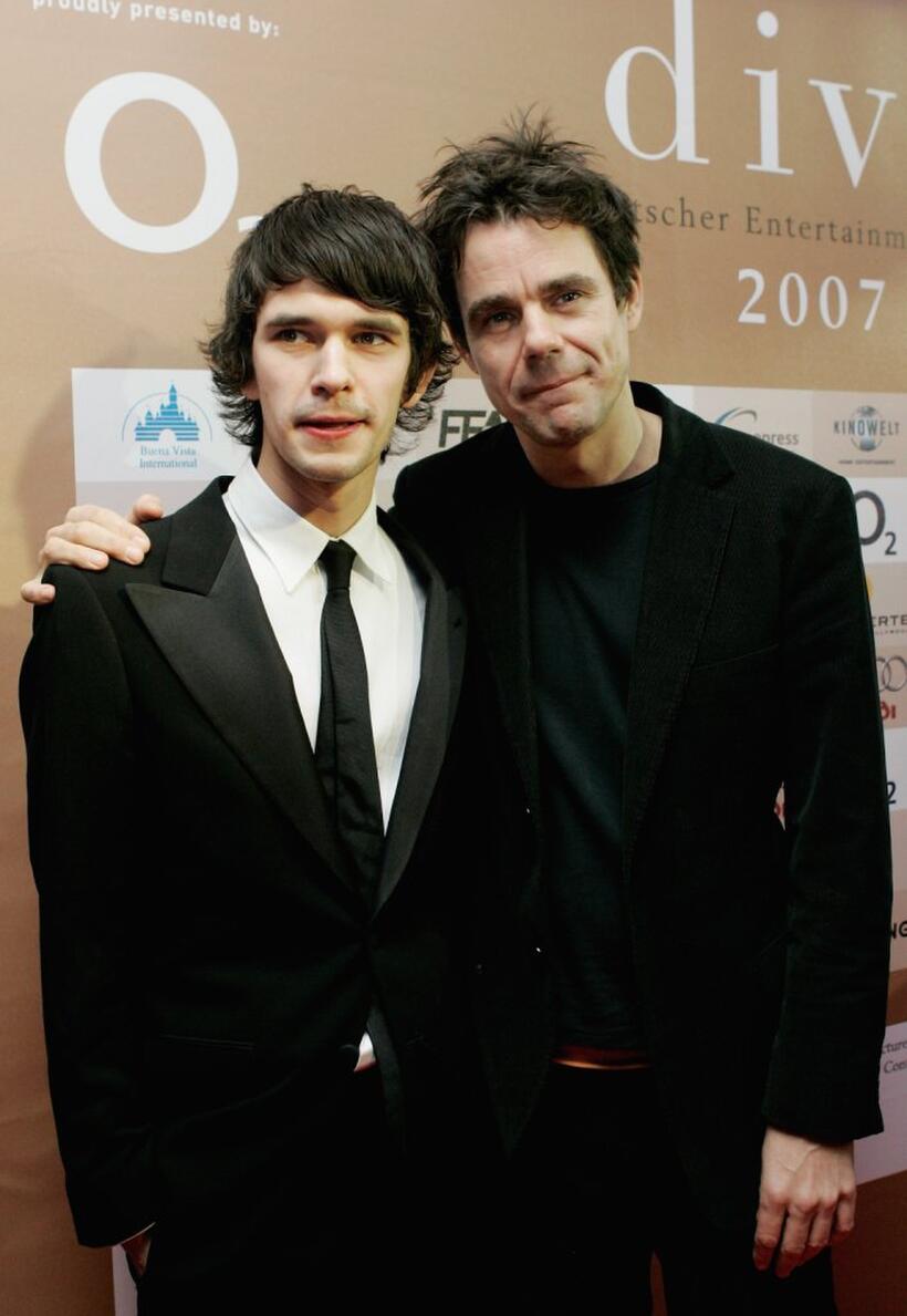 Ben Whishaw and Tom Tykwer at the ceremony of the Diva Awards 2007.