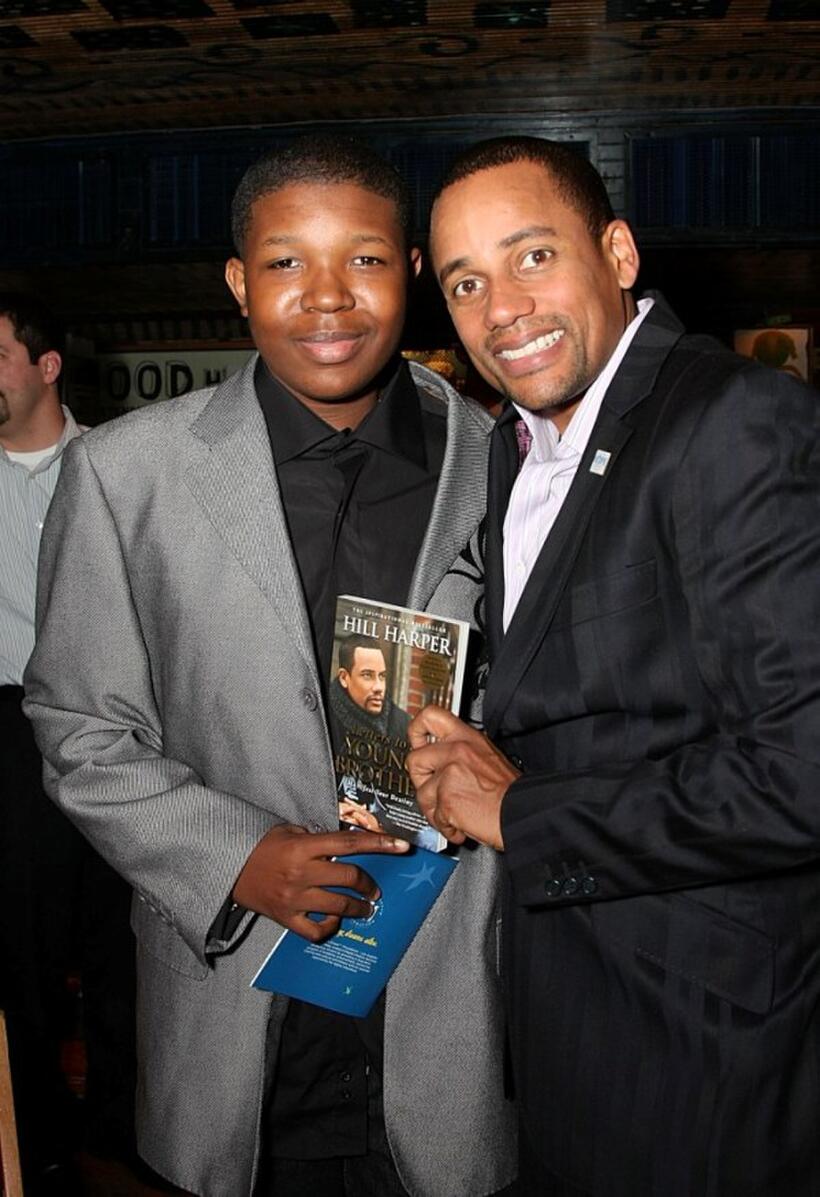 Denzel Whitaker and Hill Harper at the 10th Annual "I Have A Dream" Gospel Brunch.