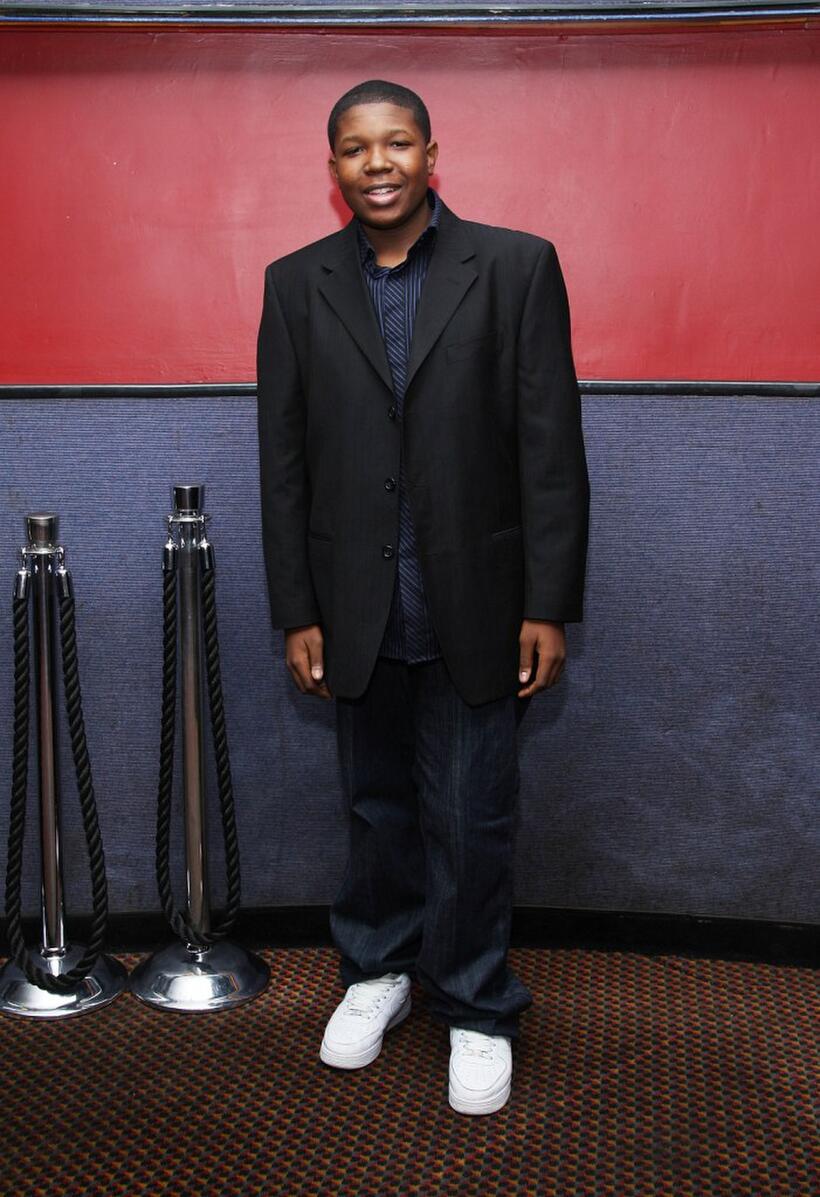 Denzel Whitaker at the private screening of "The Great Debaters."