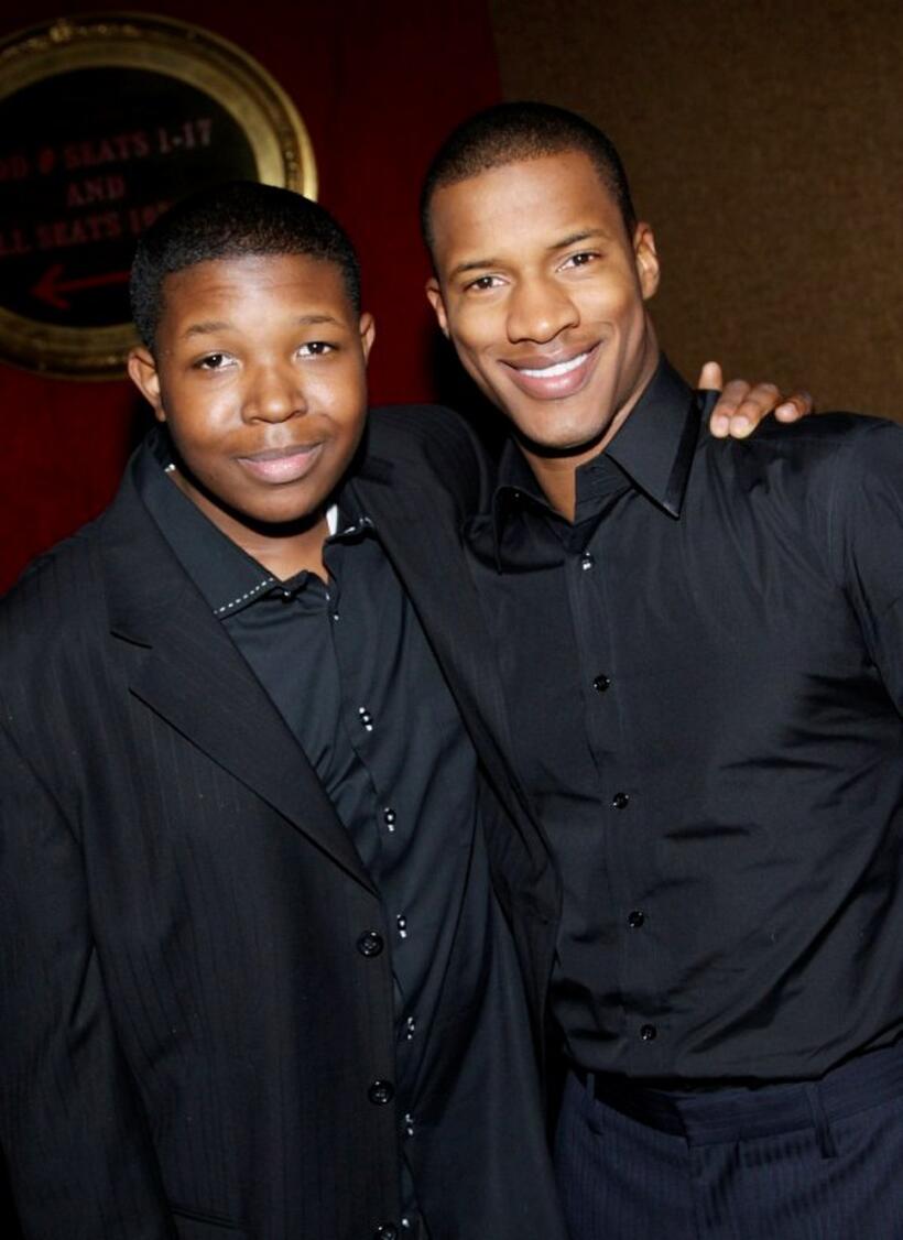 Denzel Whitaker and Nate Parker at the premiere of "The Great Debaters."