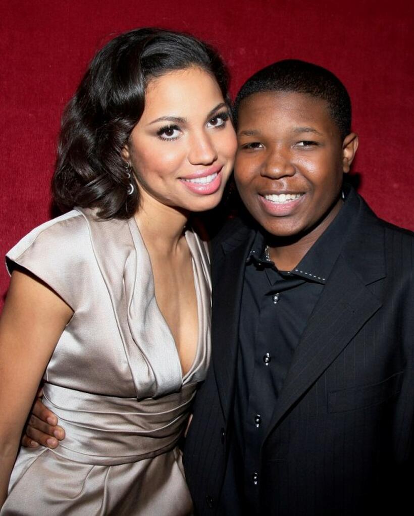 Jurnee Smollett and Denzel Whitaker at the premiere of "The Great Debaters."