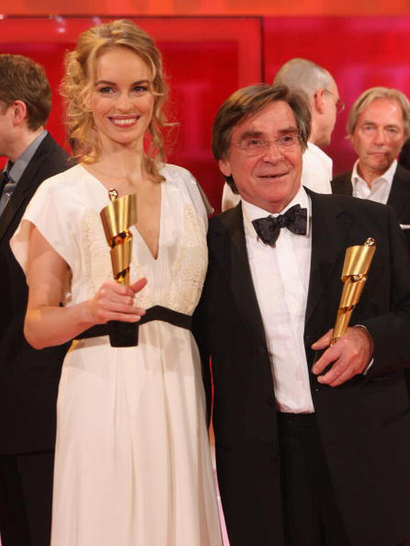 Nina Hoss and Elmar Wepper at the German Film Award 2008.