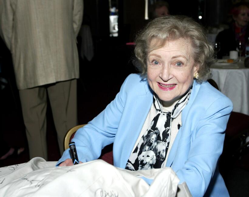 Betty White at the Charity "Actors and Others for Animals."