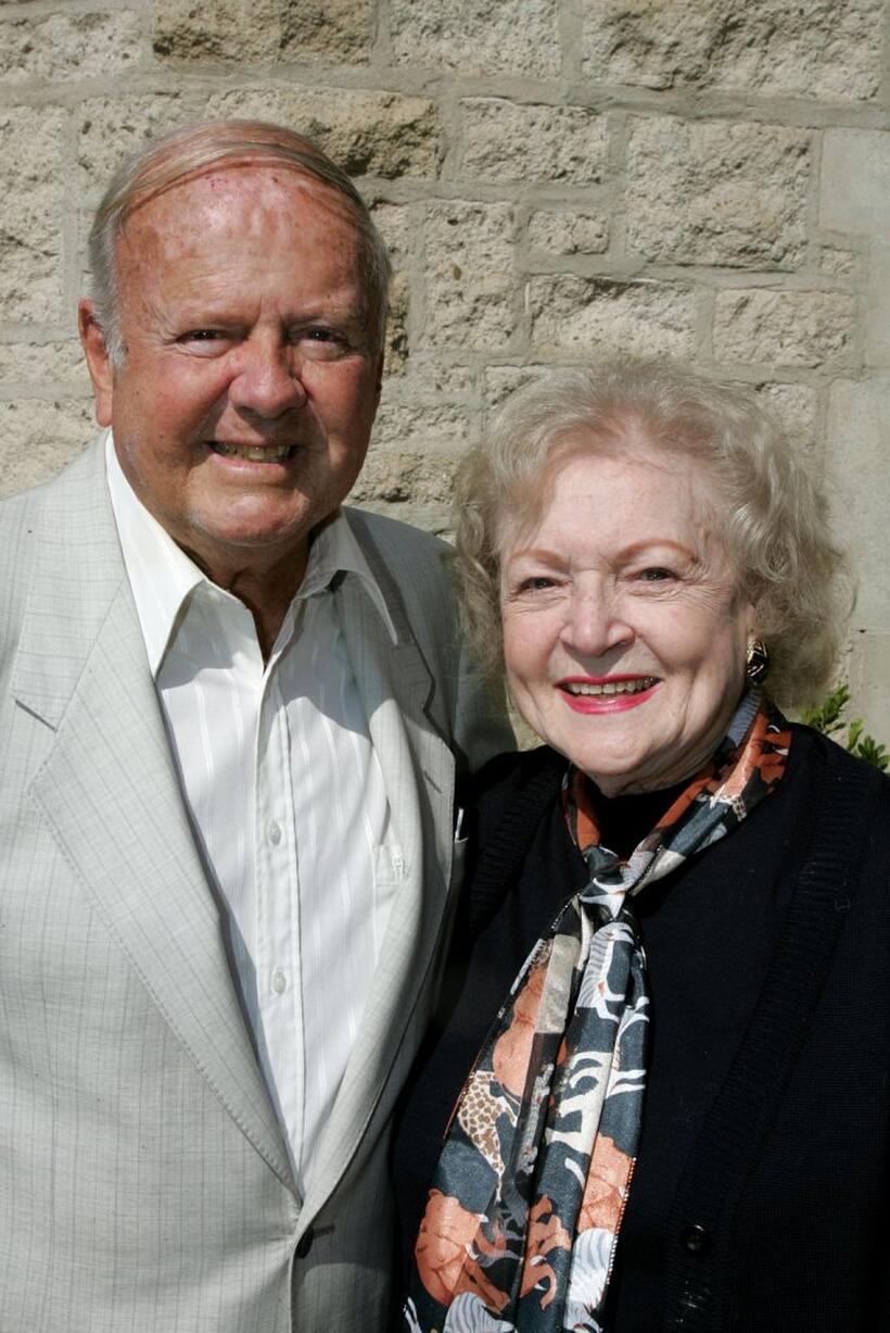 Betty White and Dick Van Patten at the Wildlife WayStation's Safari Brunch.